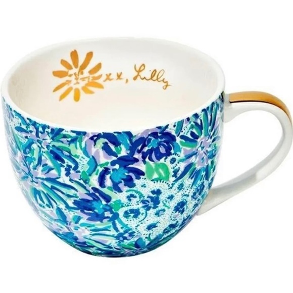 ๐ทHP๐ทNIB Lilly Pulitzer 2 Ceramic Mugs High Maintenance - Picture 7 of 16